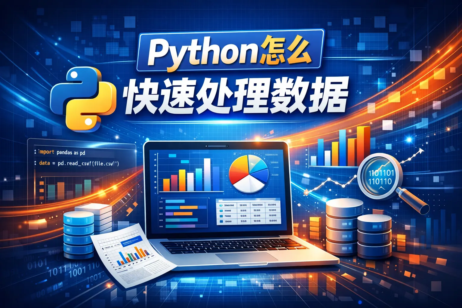 python怎么快速处理数据