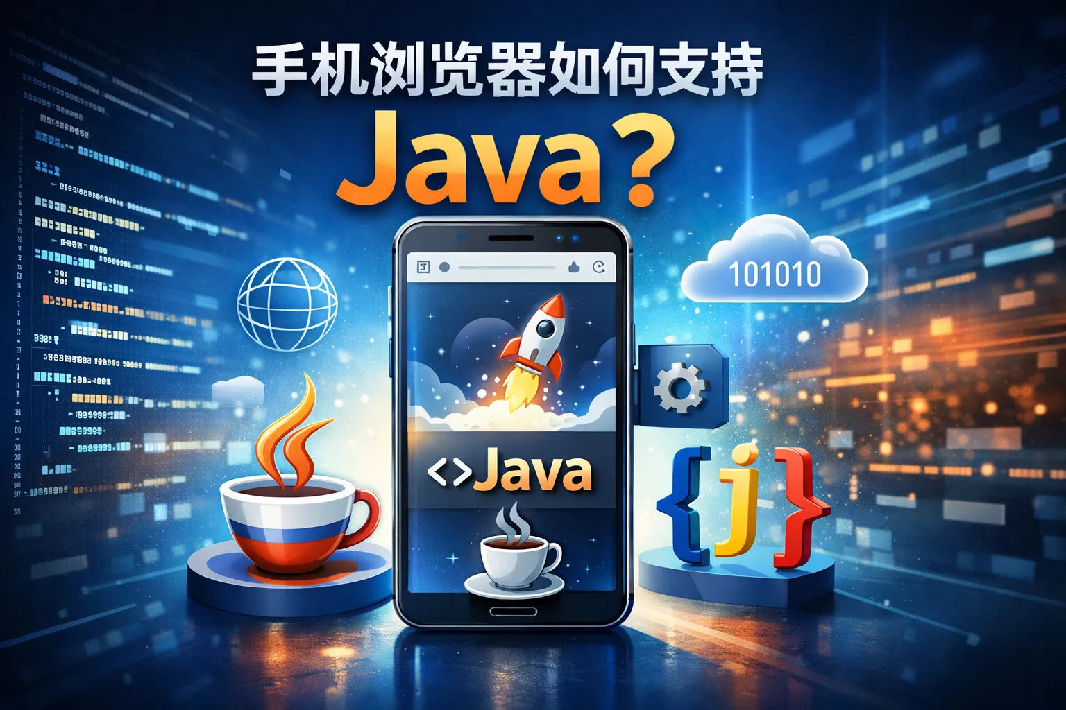 手机浏览器如何支持java