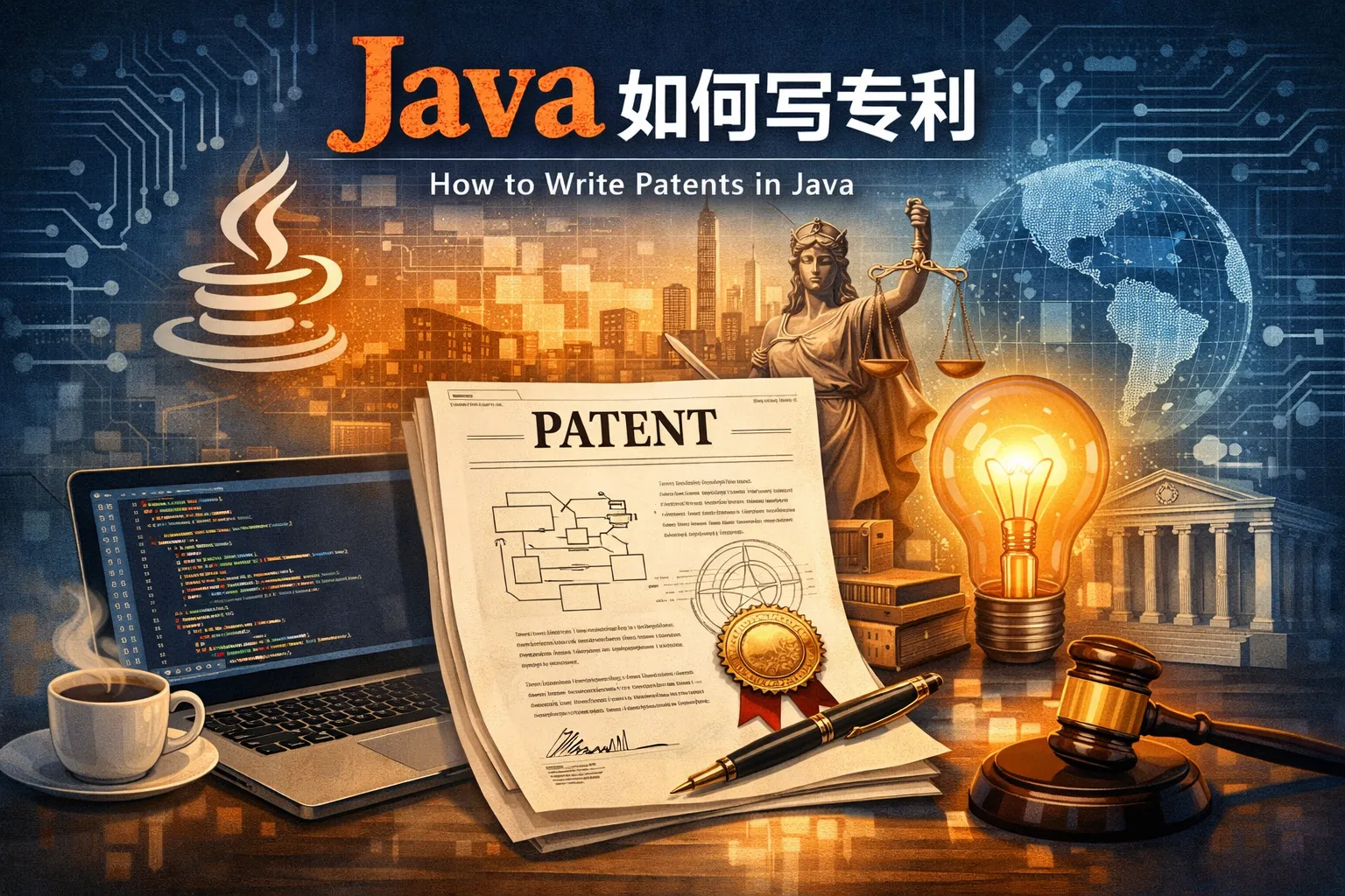 java 如何写专利