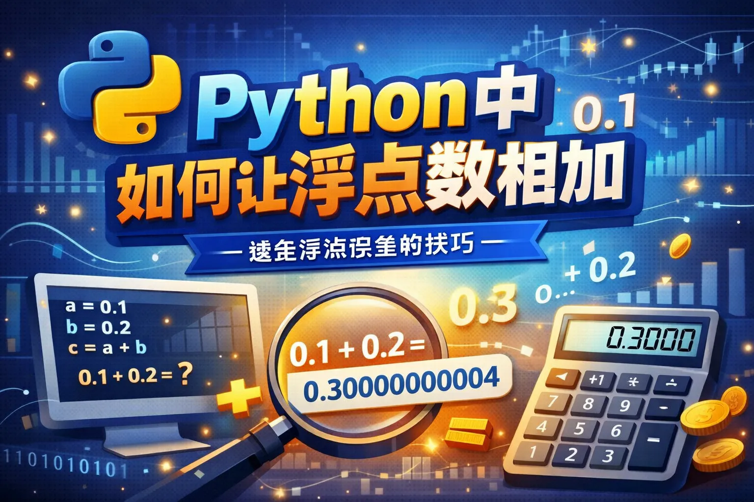 python中如何让浮点数相加