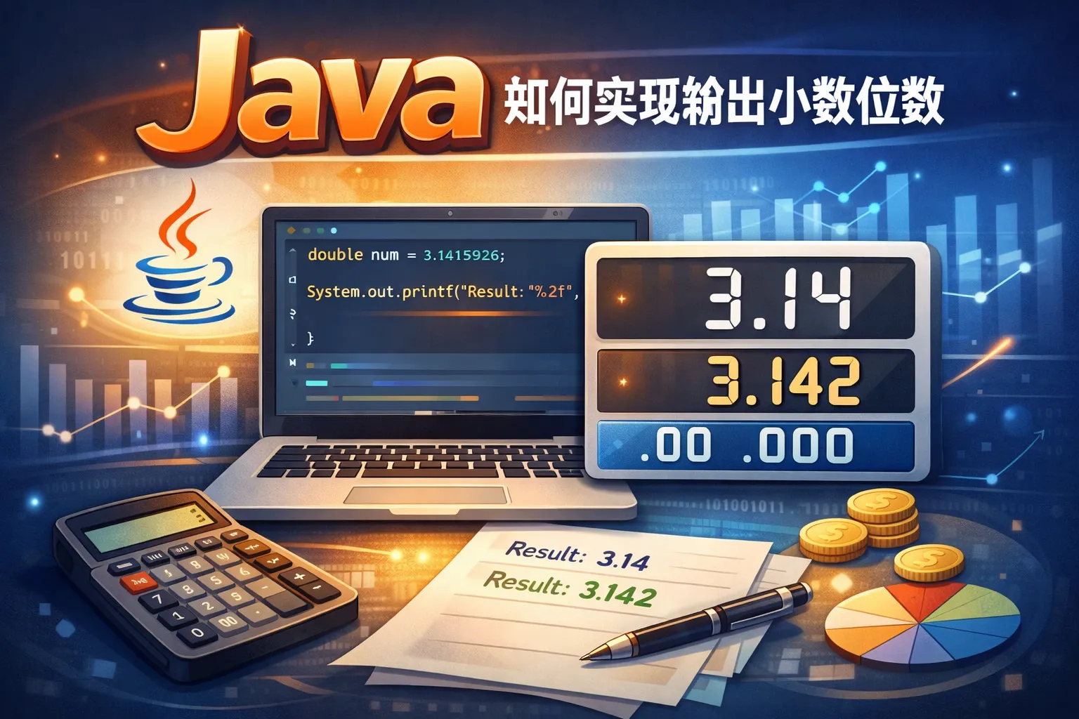 java如何实现输出小数位数