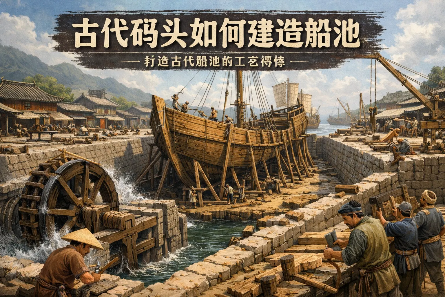 古代码头如何建造船池