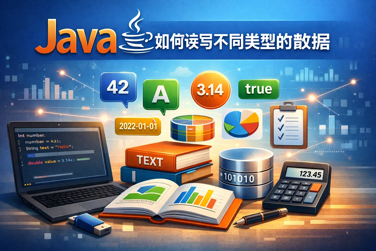 java如何读写不同类型的数据