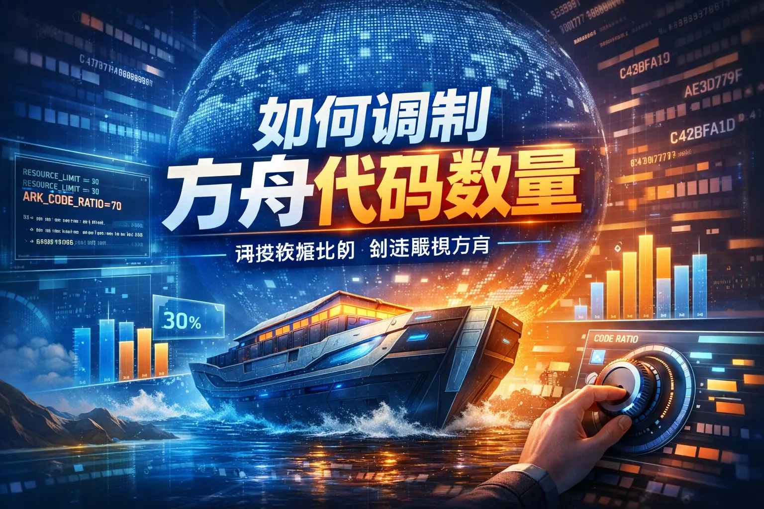 如何调制方舟代码数量