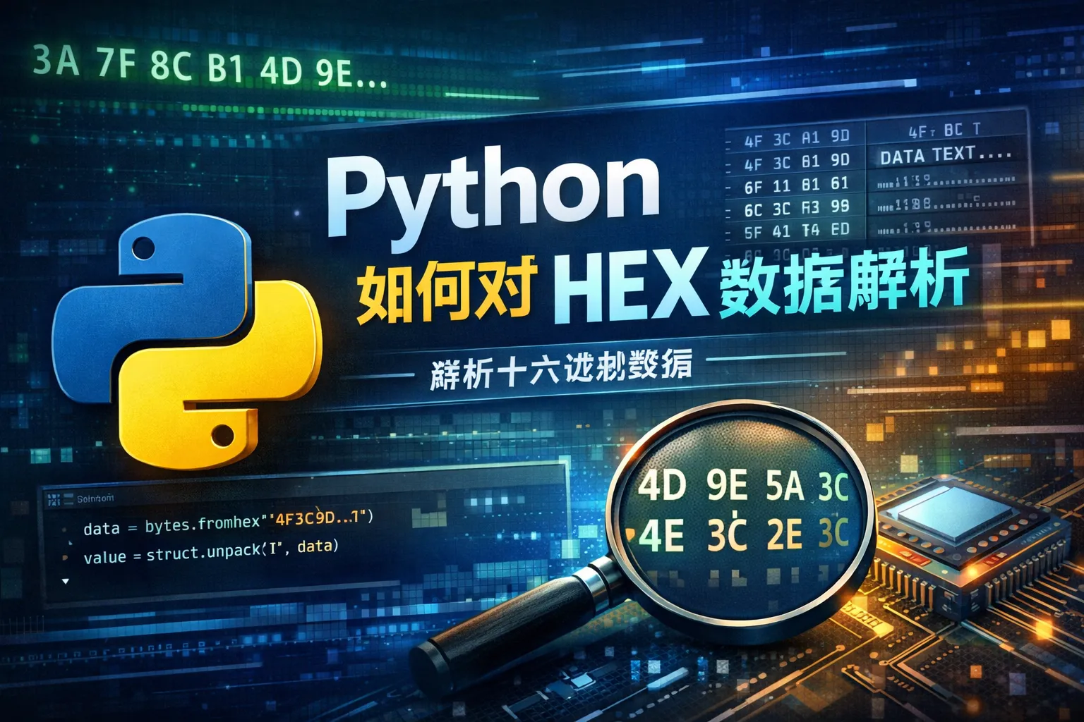 python如何对hex数据解析