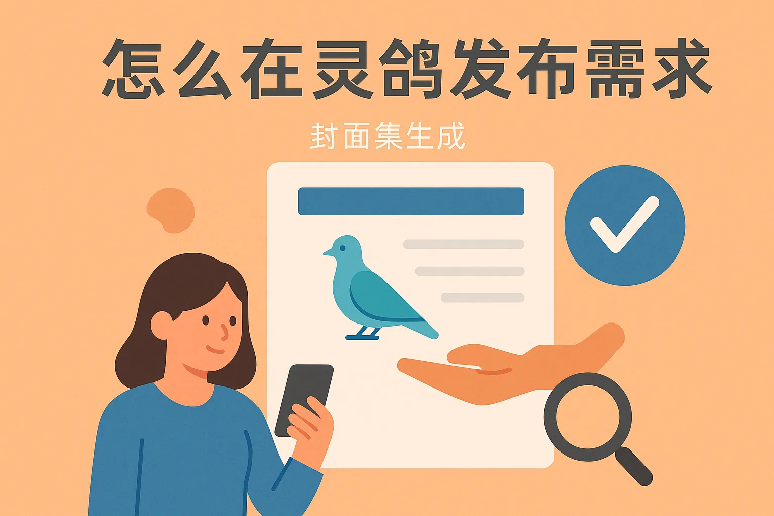 怎么在灵鸽发布需求