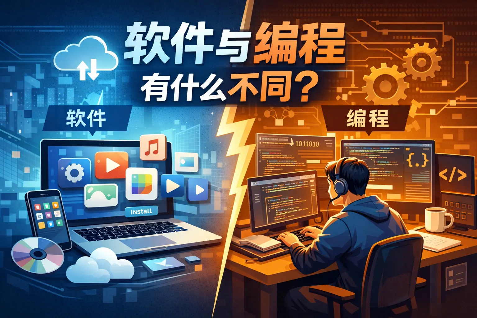 软件与编程有什么不同