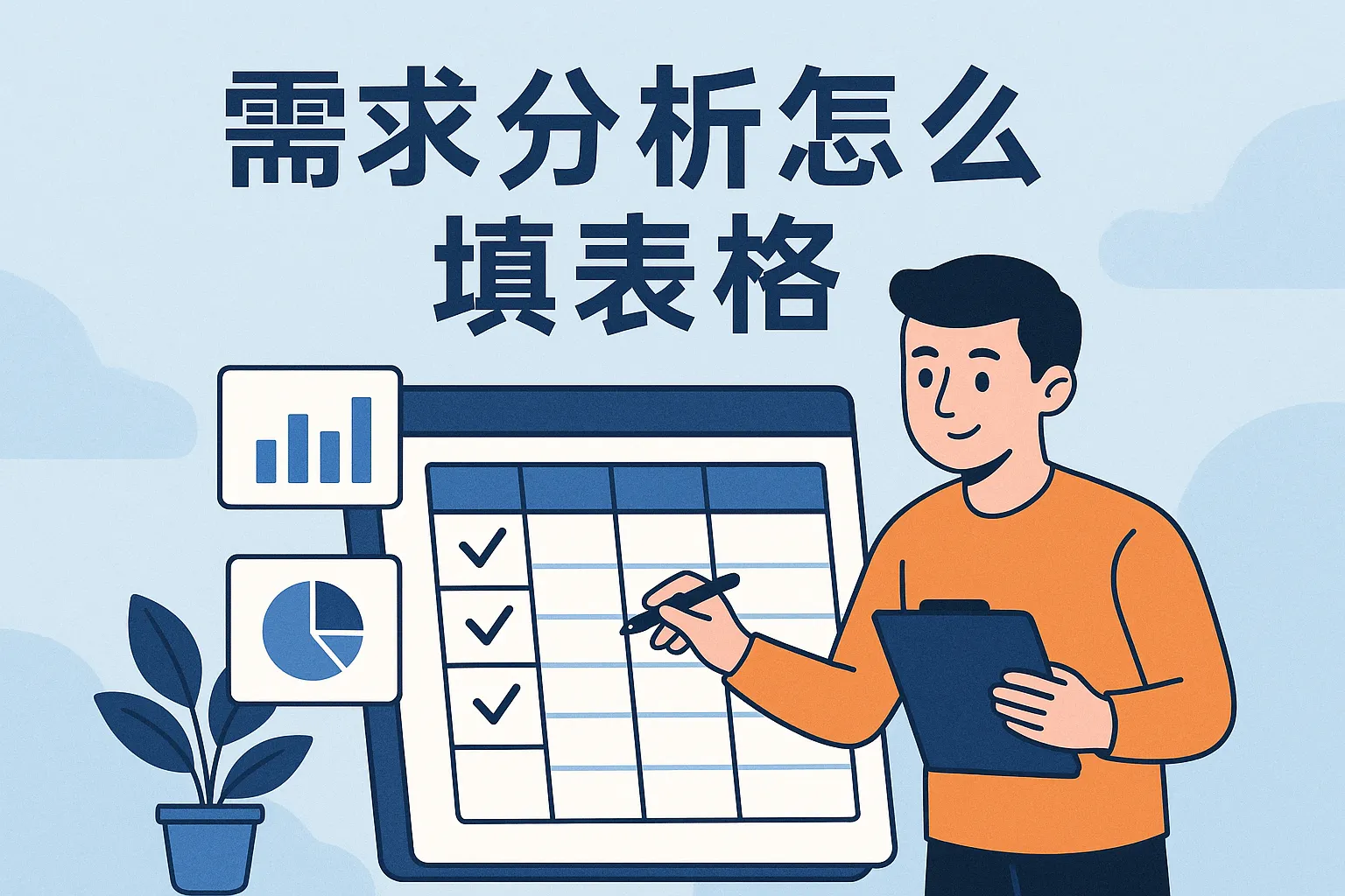 需求分析怎么填表格