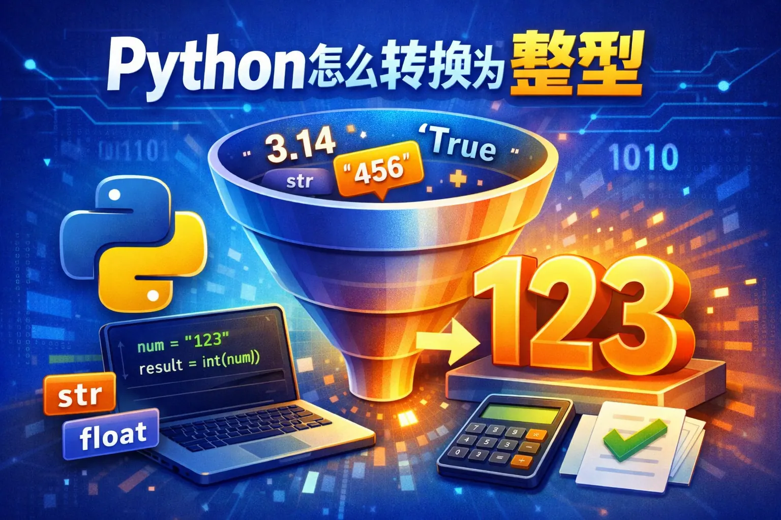 python怎么转换为整型