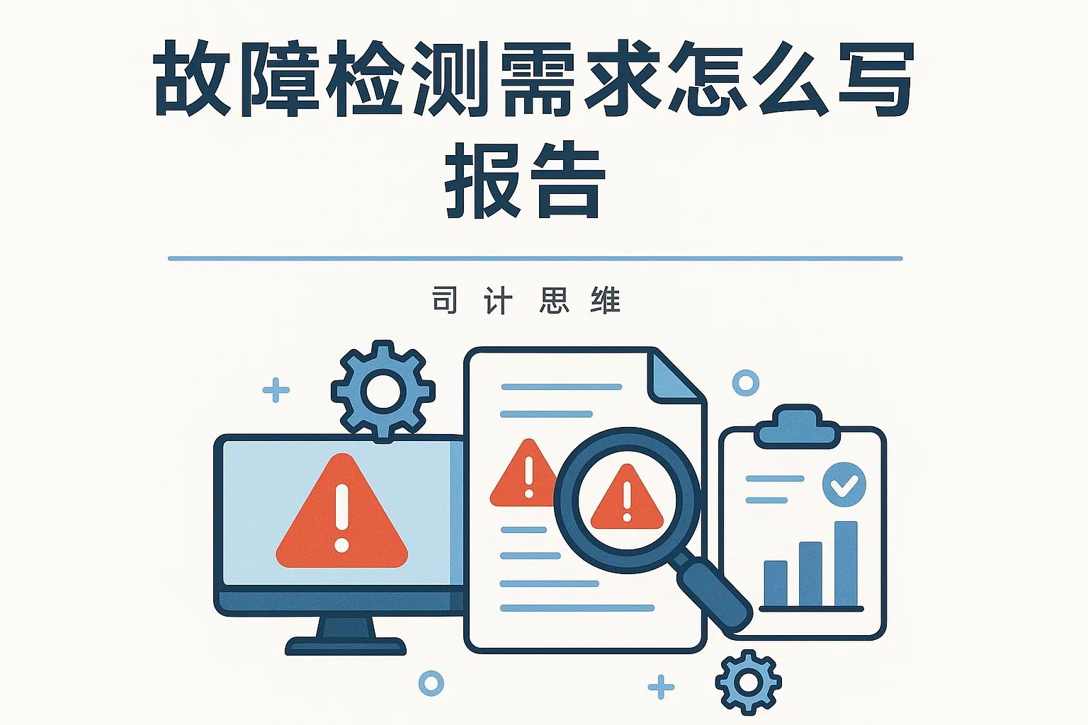 故障检测需求怎么写报告