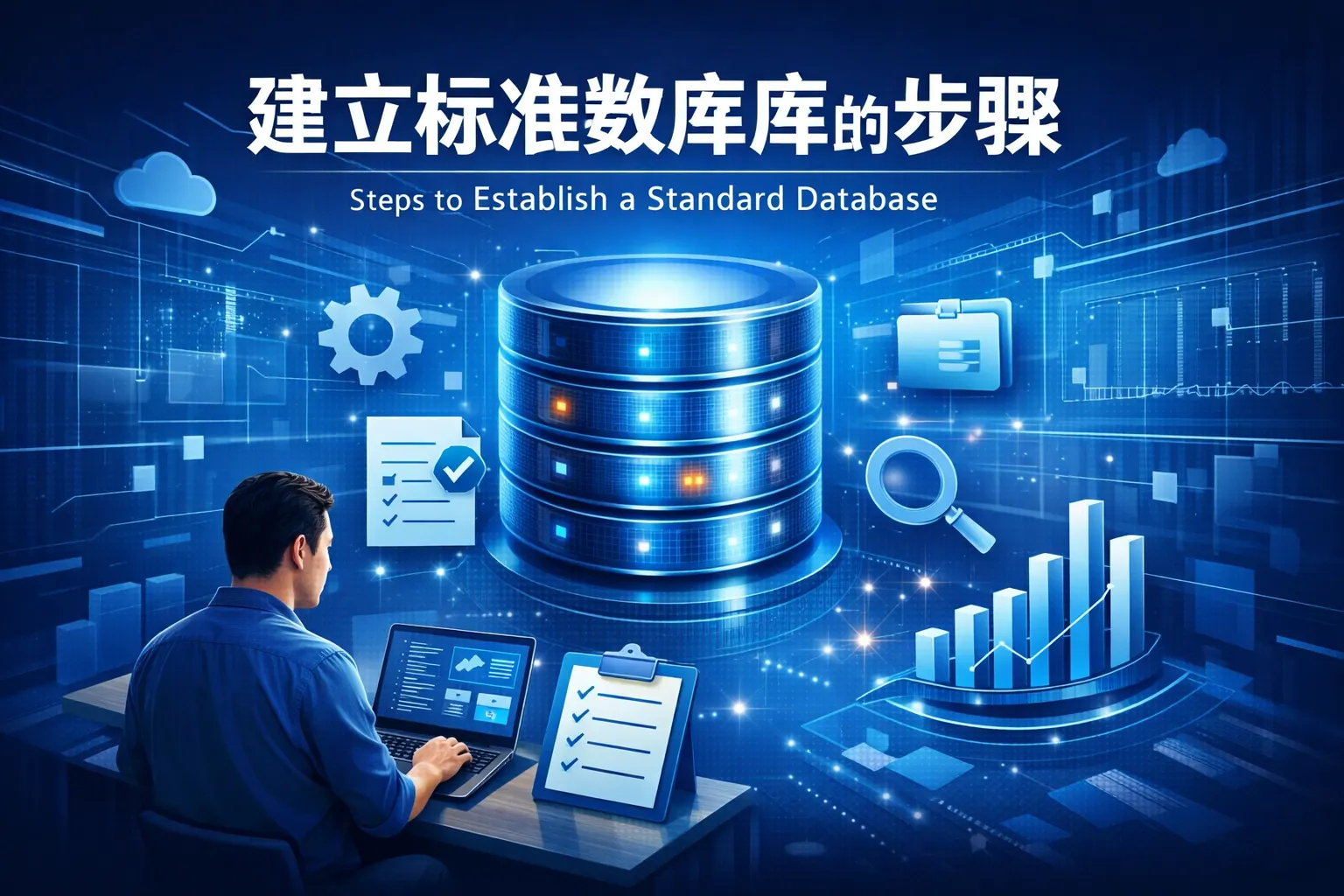 建立标准数据库的步骤是