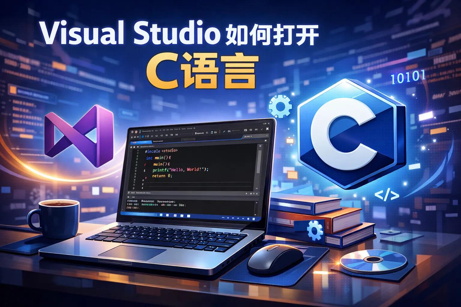 visualstudio如何打开c语言