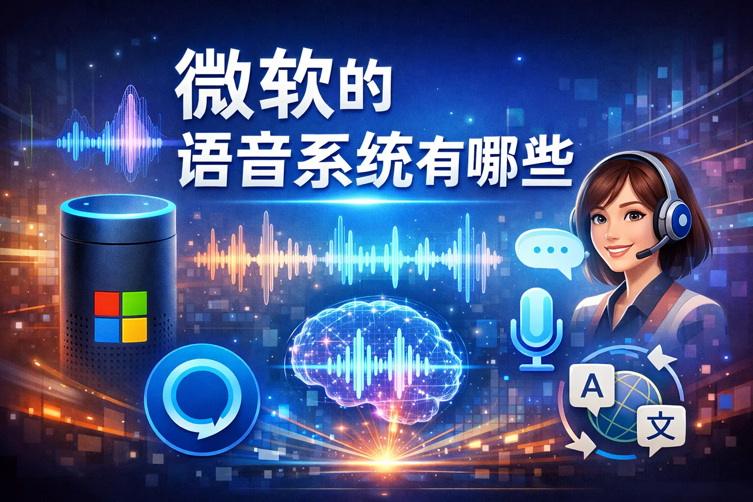 微软的语音系统有哪些