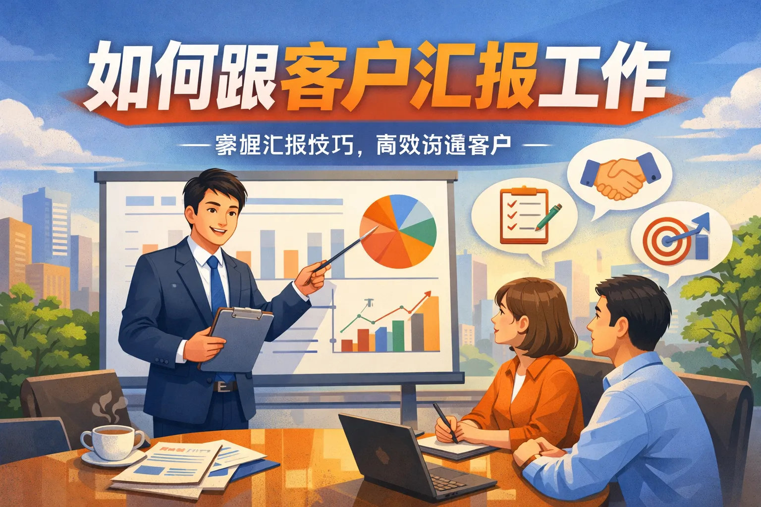 如何跟客户汇报工作