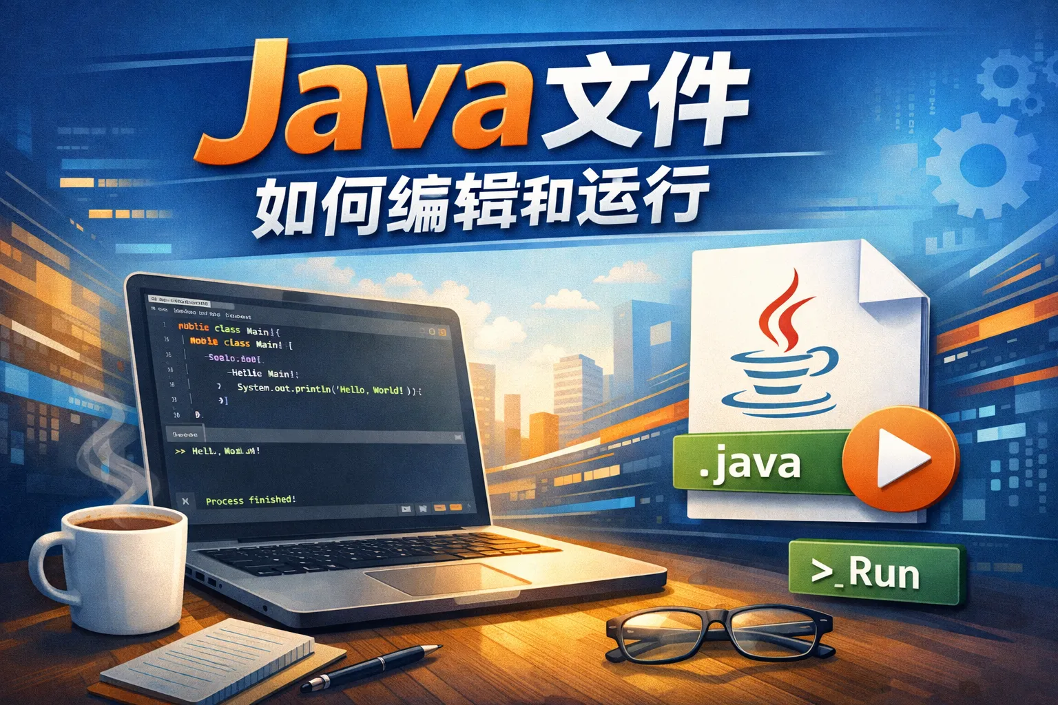 java文件如何编辑和运行