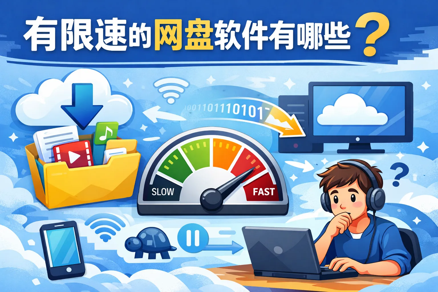 有限速的网盘软件有哪些