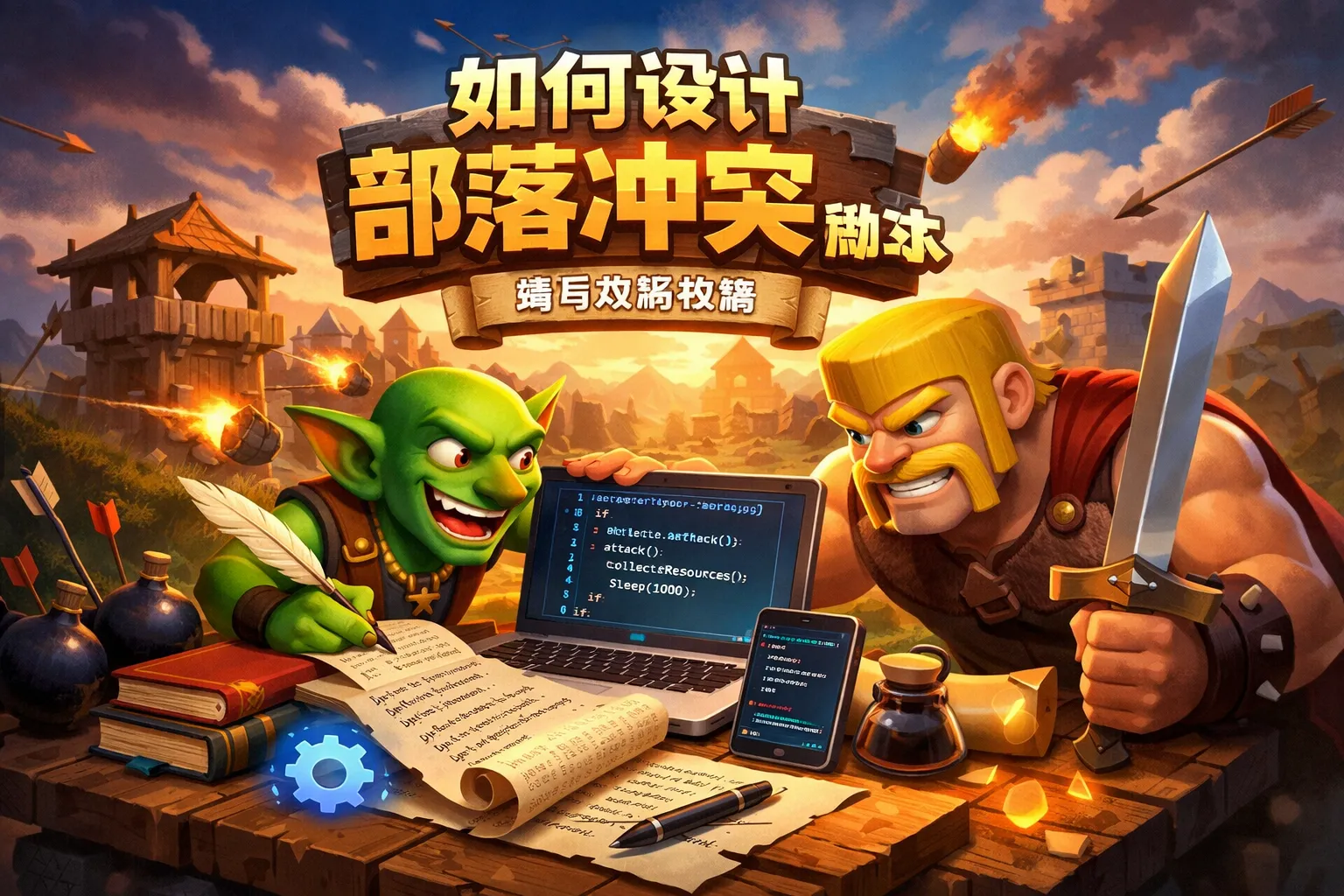 如何设计部落冲突脚本