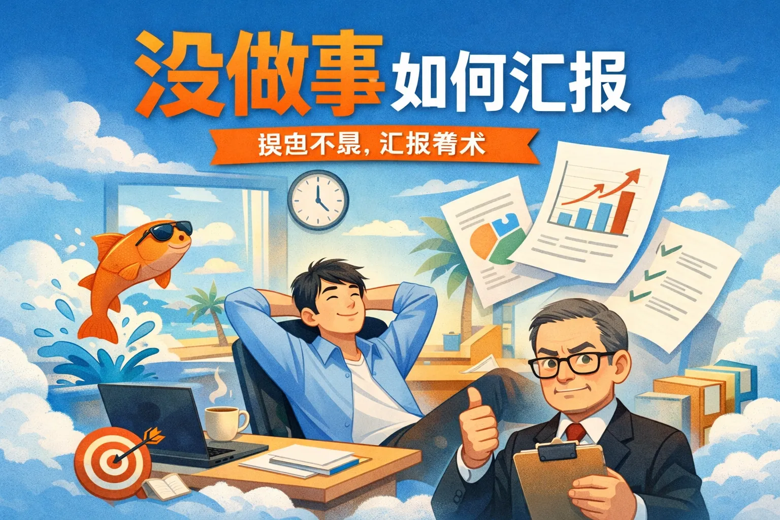 没做事如何汇报