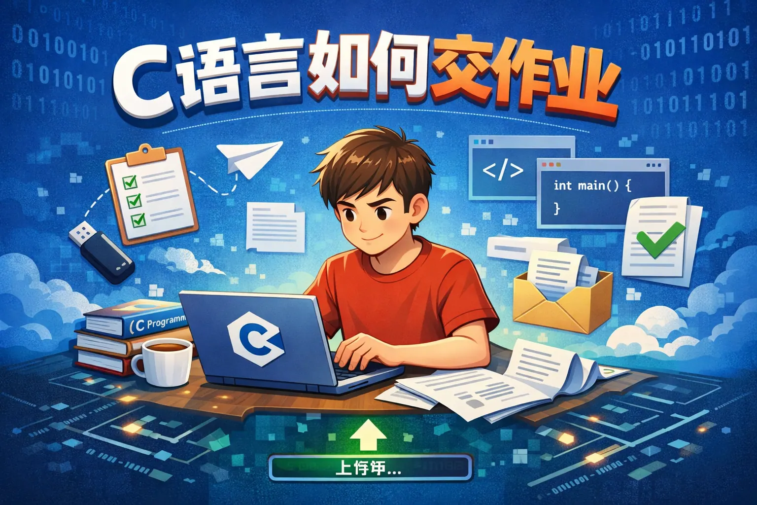 C语言如何交作业