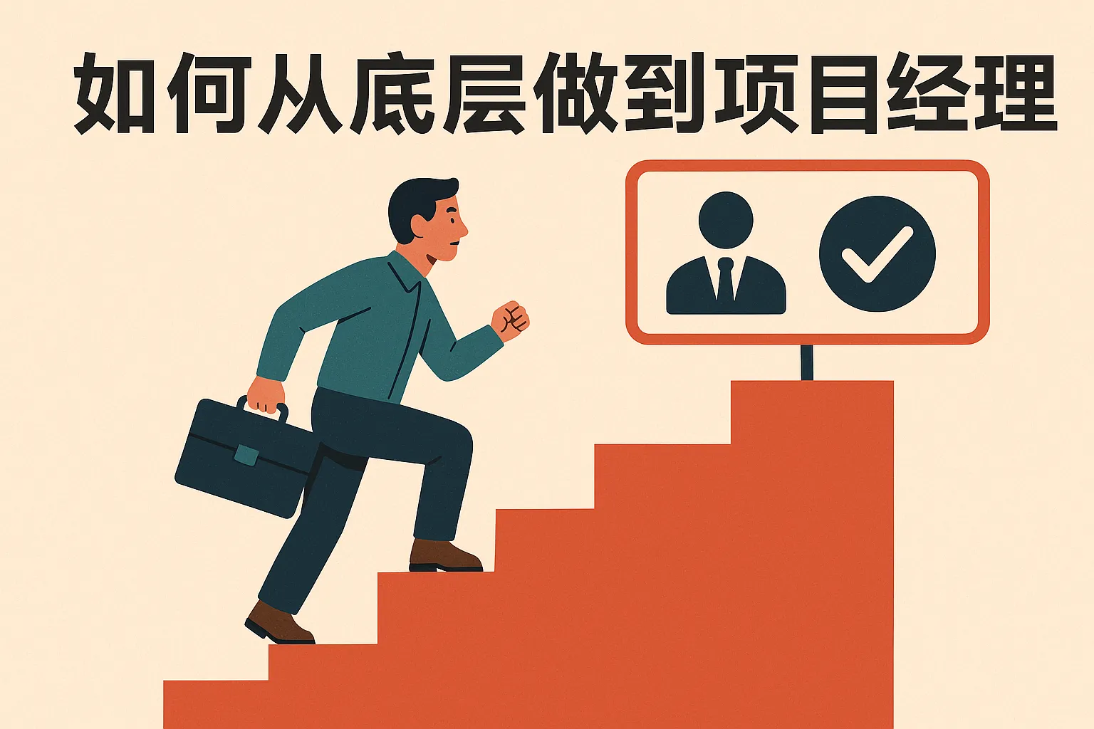 如何从底层做到项目经理