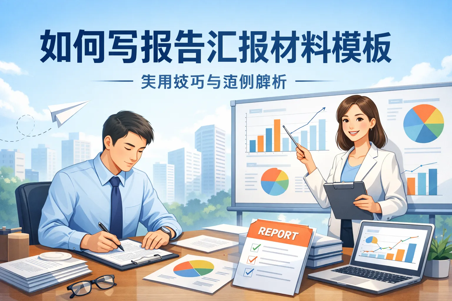 如何写报告汇报材料模板