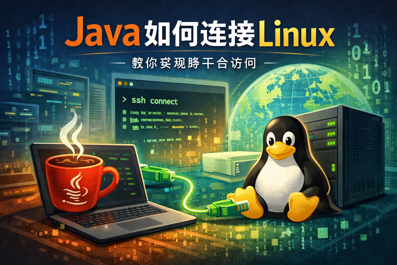java如何连接linux