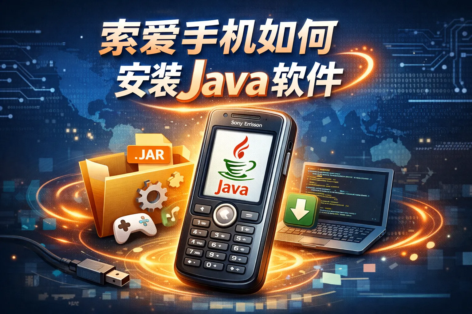 索爱手机如何安装java软件