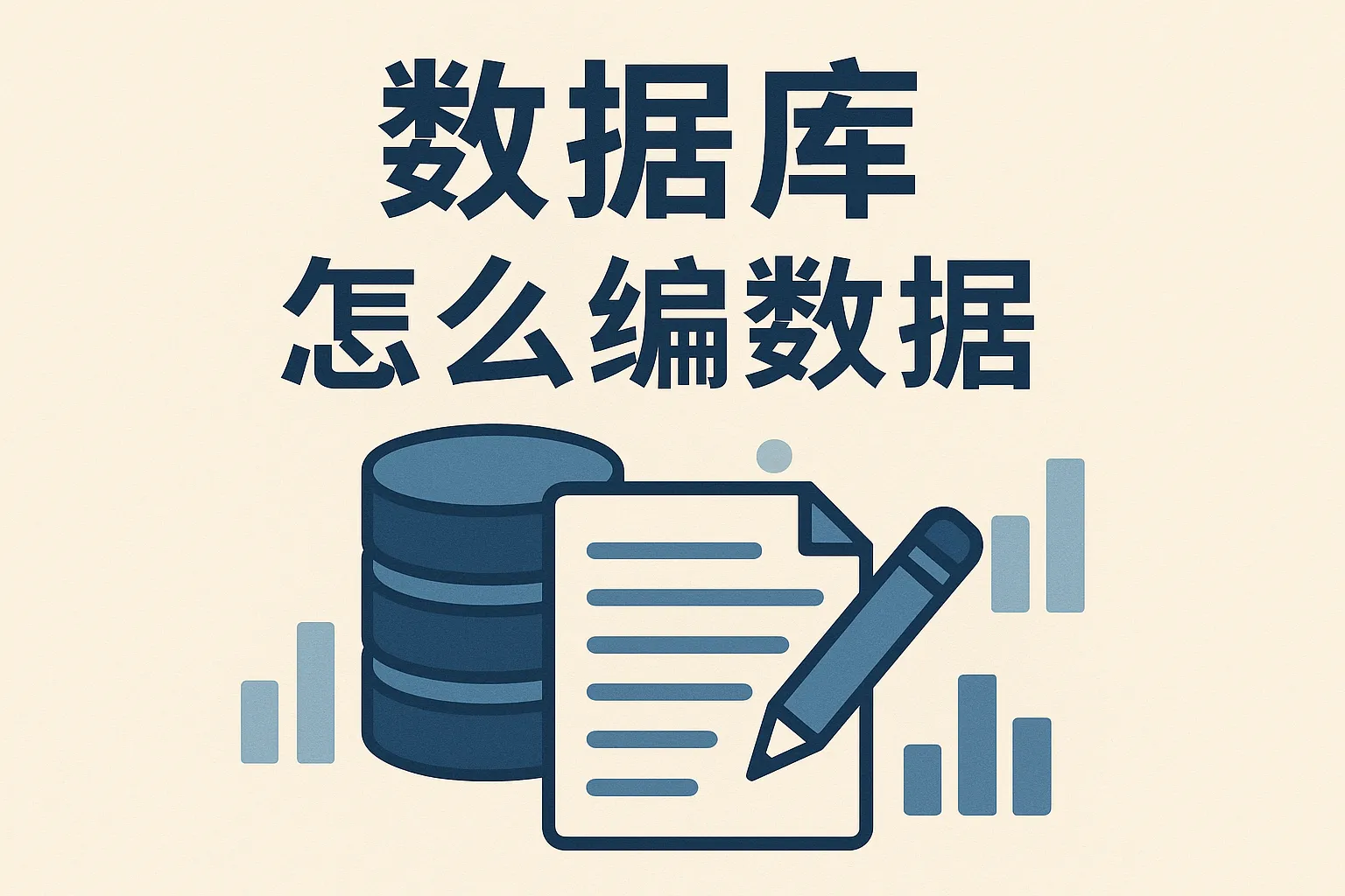 数据库怎么编数据图片