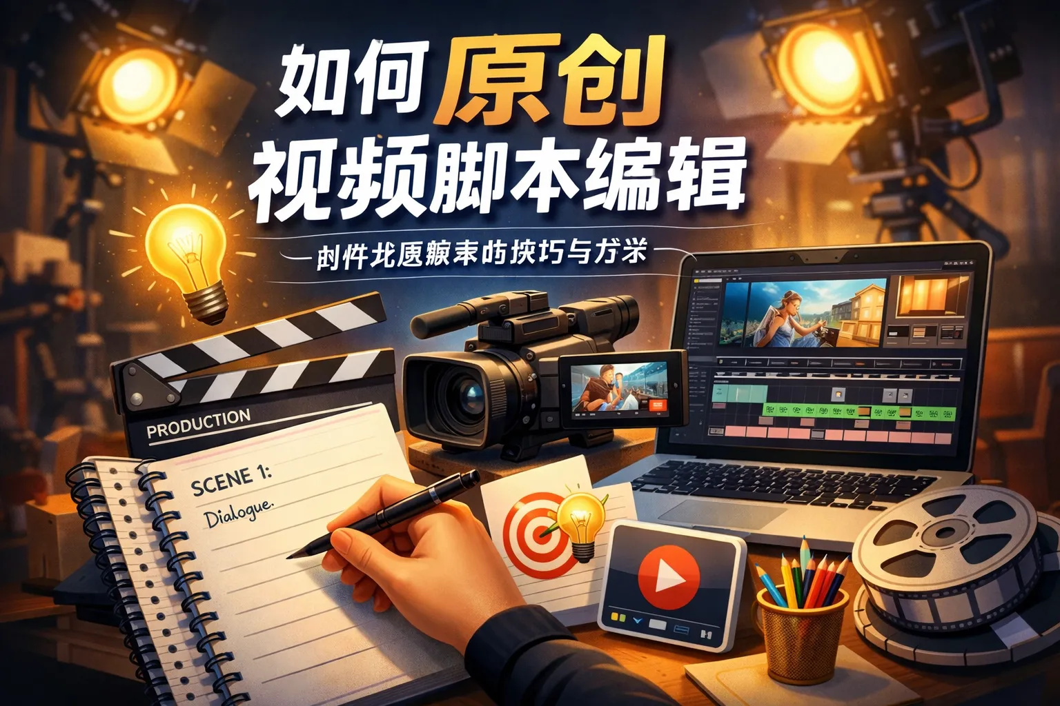 如何原创视频脚本编辑