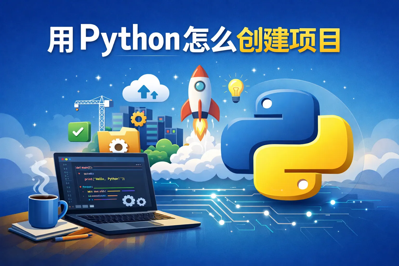用python怎么创建项目