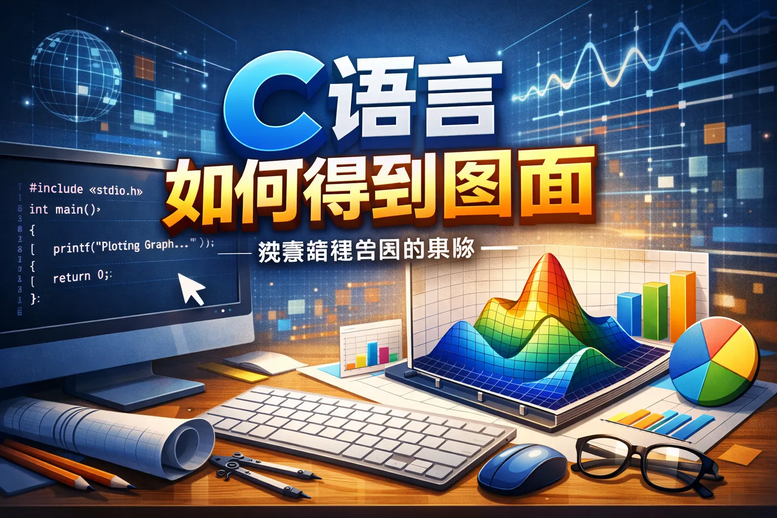 C语言如何得到图面