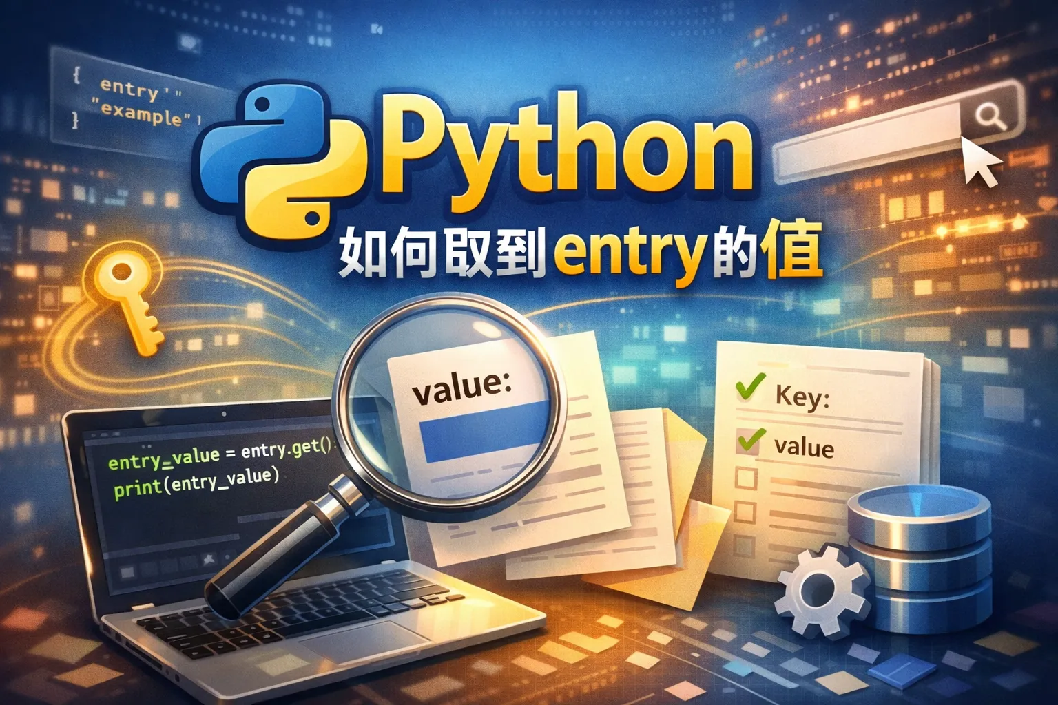 Python如何取到entry的值