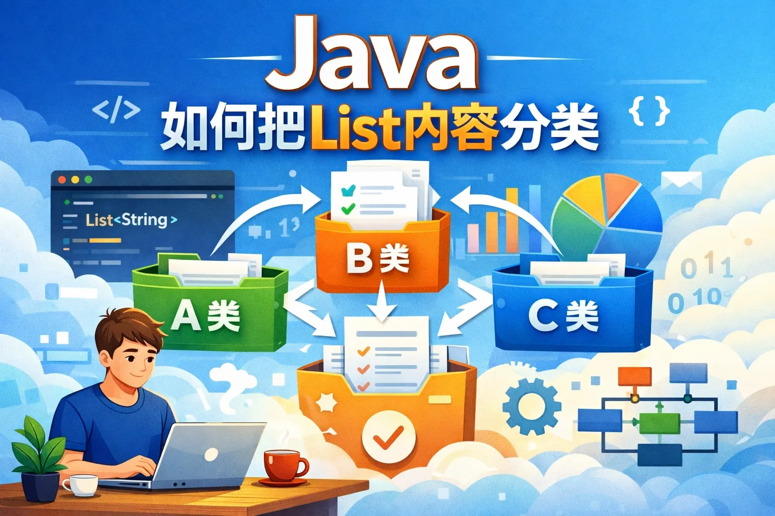 java如何把list内容分类
