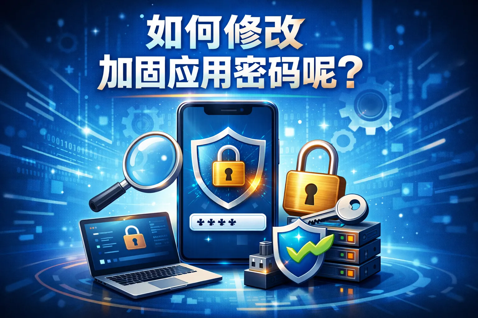 如何修改加固应用密码呢