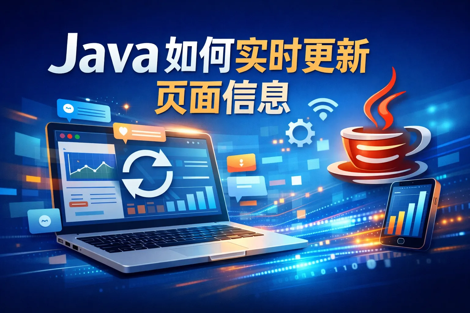 java如何实时更新页面信息