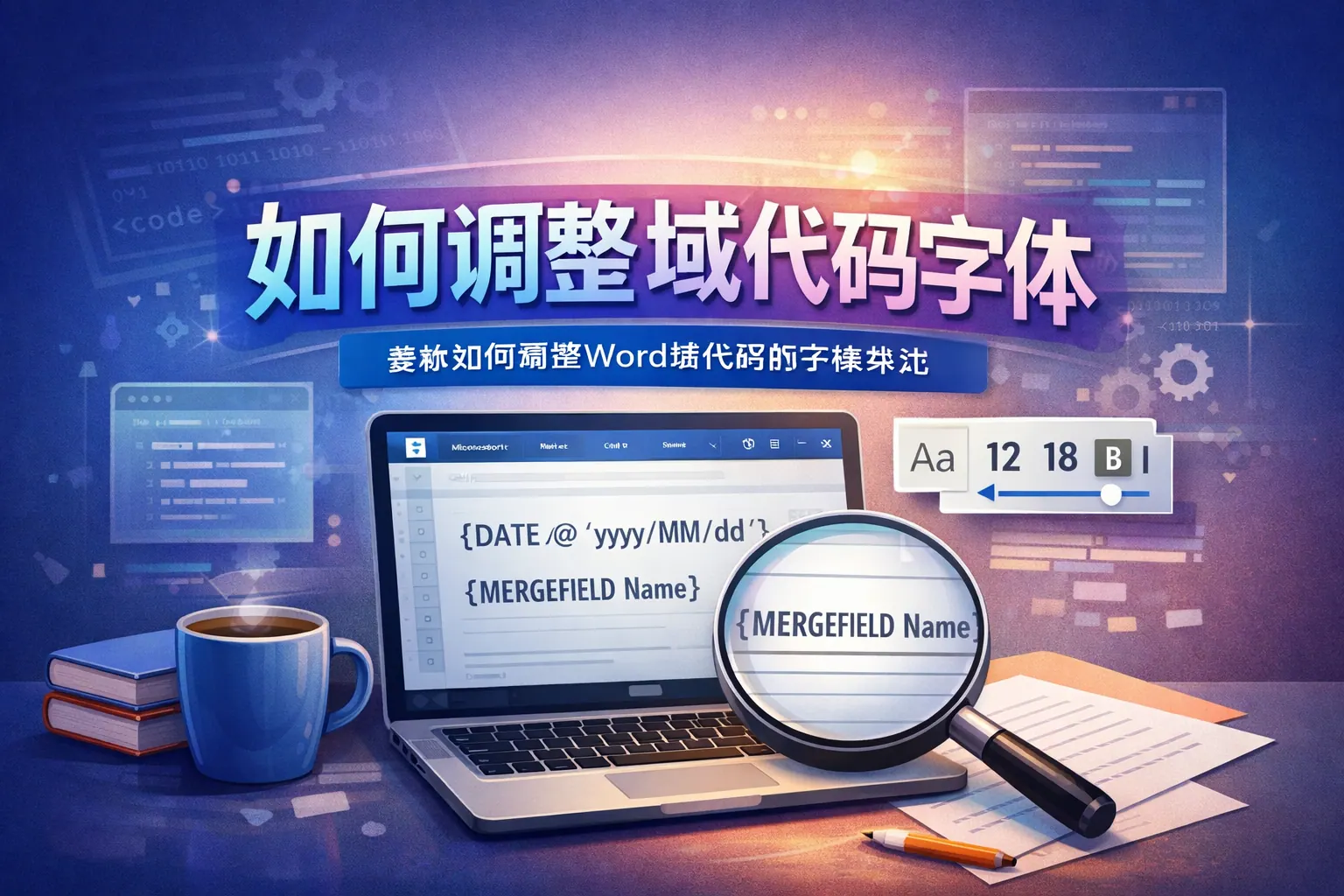 如何调整域代码字体