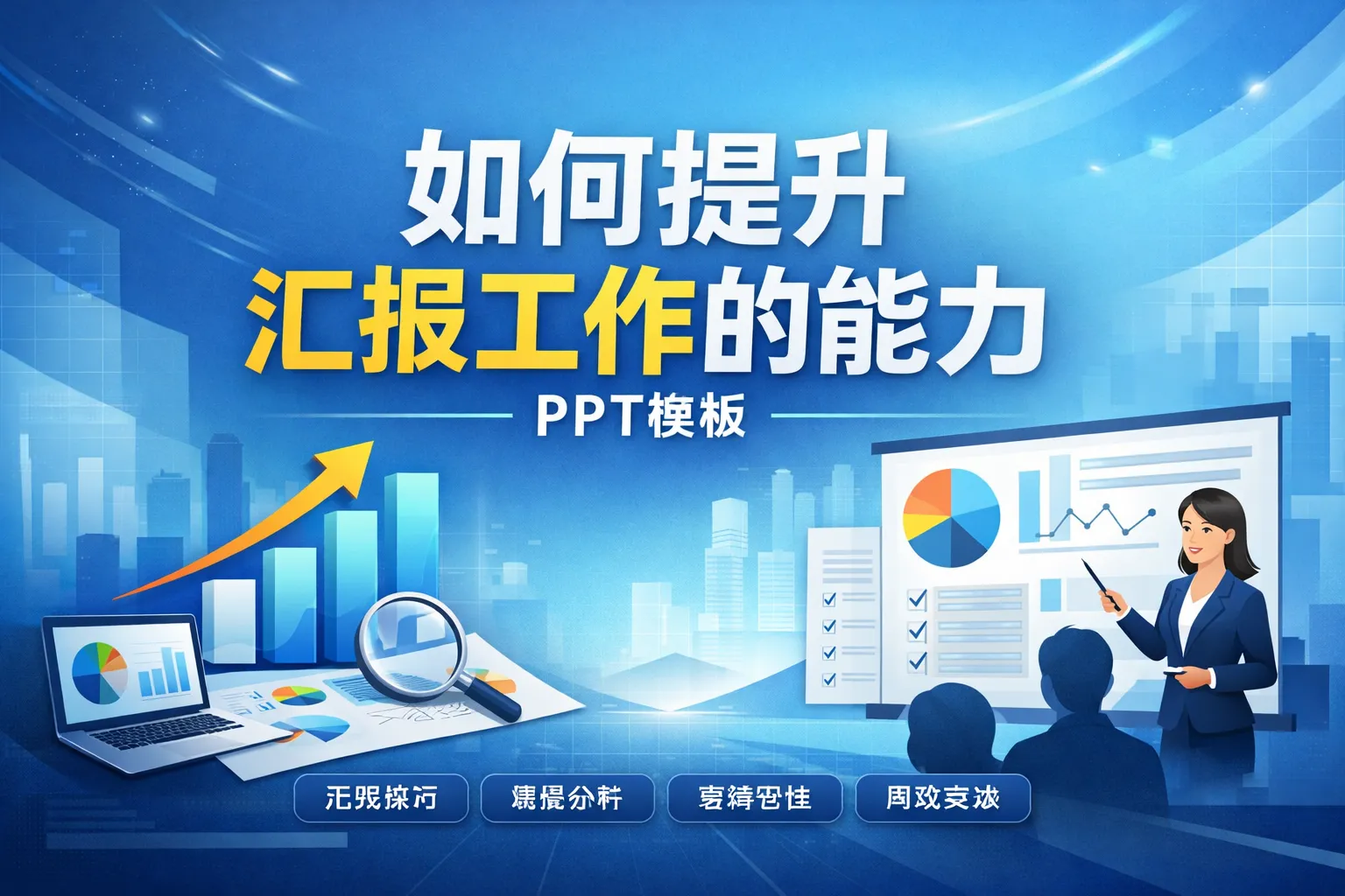 如何提升汇报工作的能力ppt模板