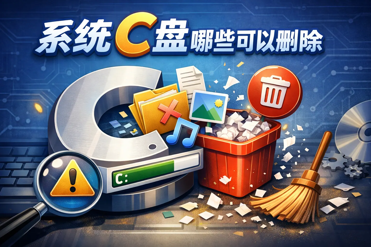 系统c盘哪些可以删除