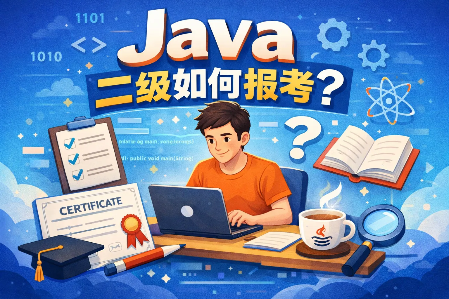 java二级如何报考