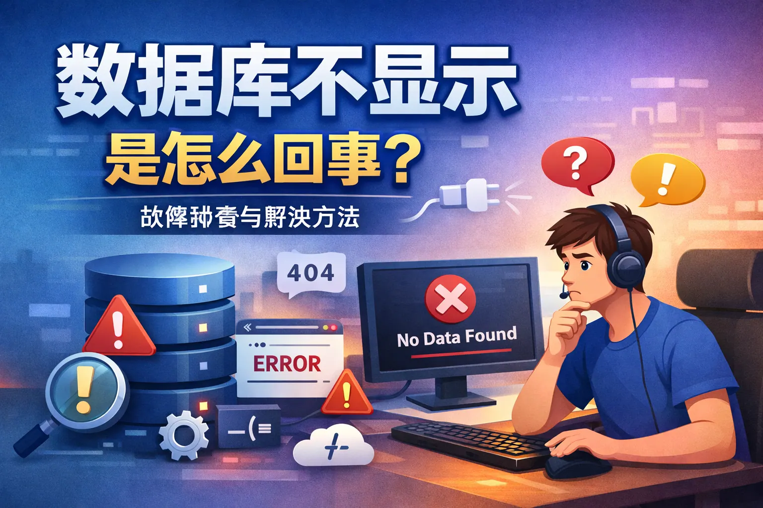 数据库不显示是怎么回事