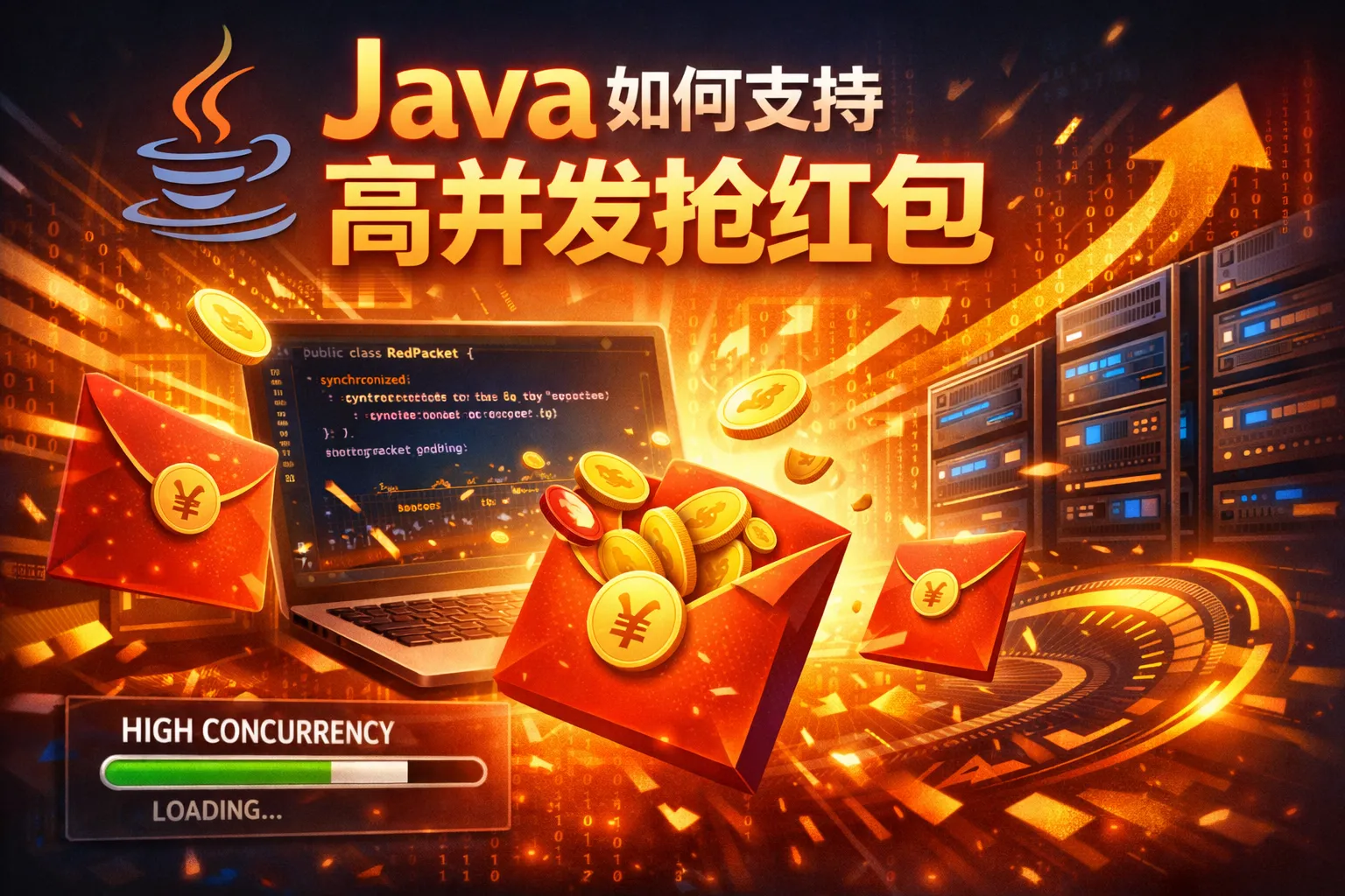 java如何支持高并发抢红包