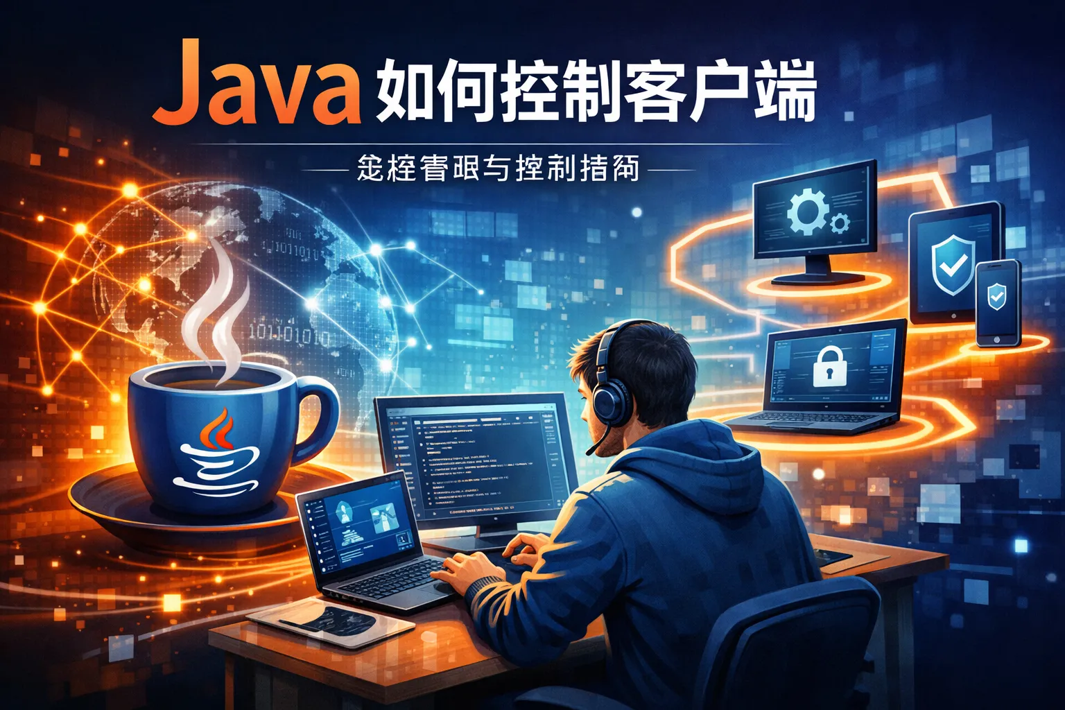 java如何控制客户端