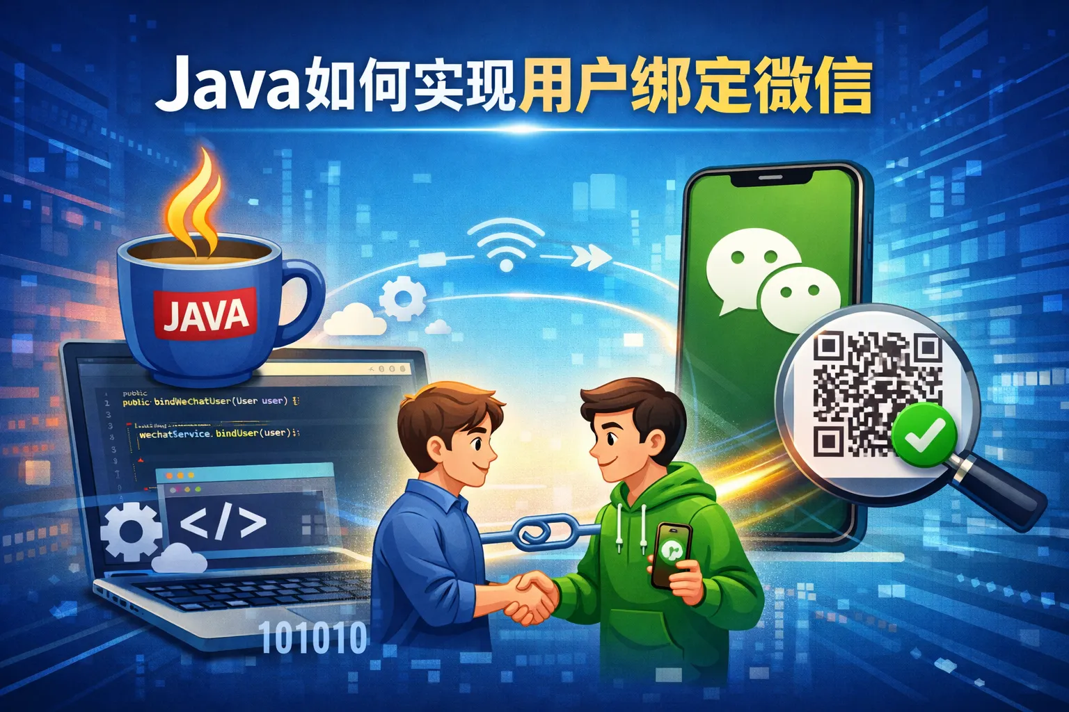 java如何实现用户绑定微信