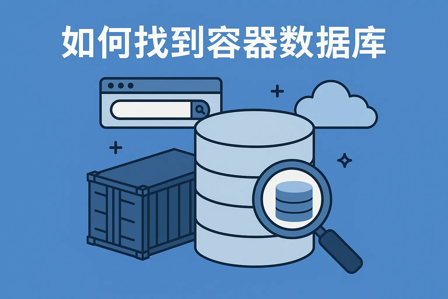 怎么找到容器数据库
