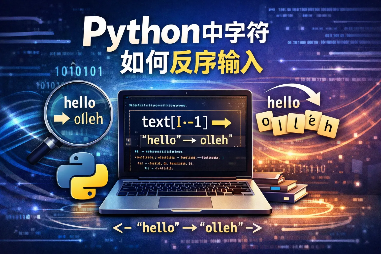 Python中字符如何反序输入