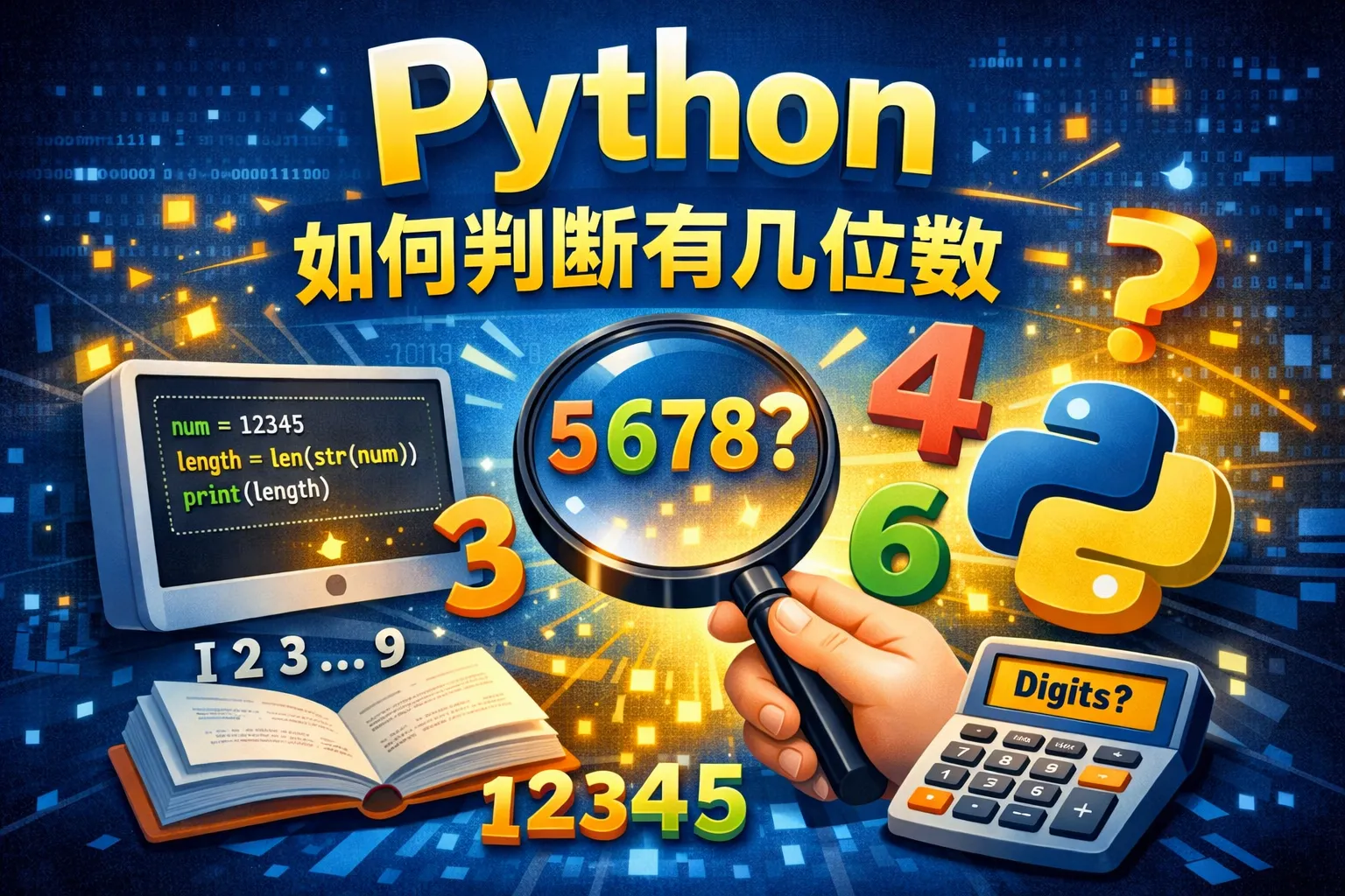 python如何判断有几位数