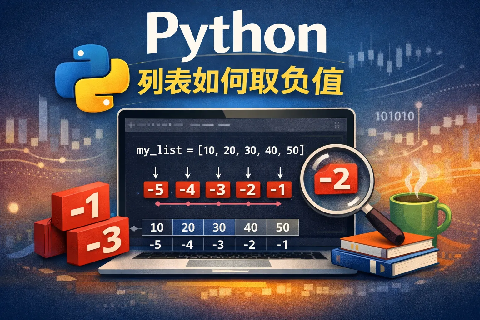 python列表如何取负值