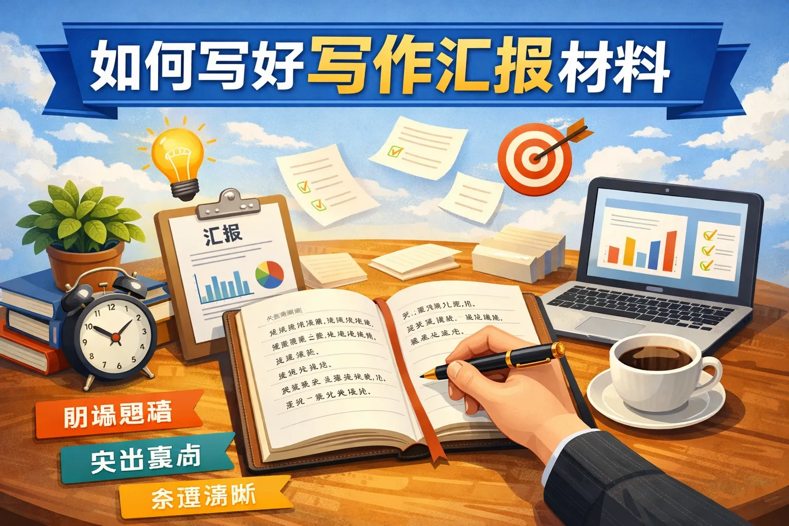如何写好写作汇报材料