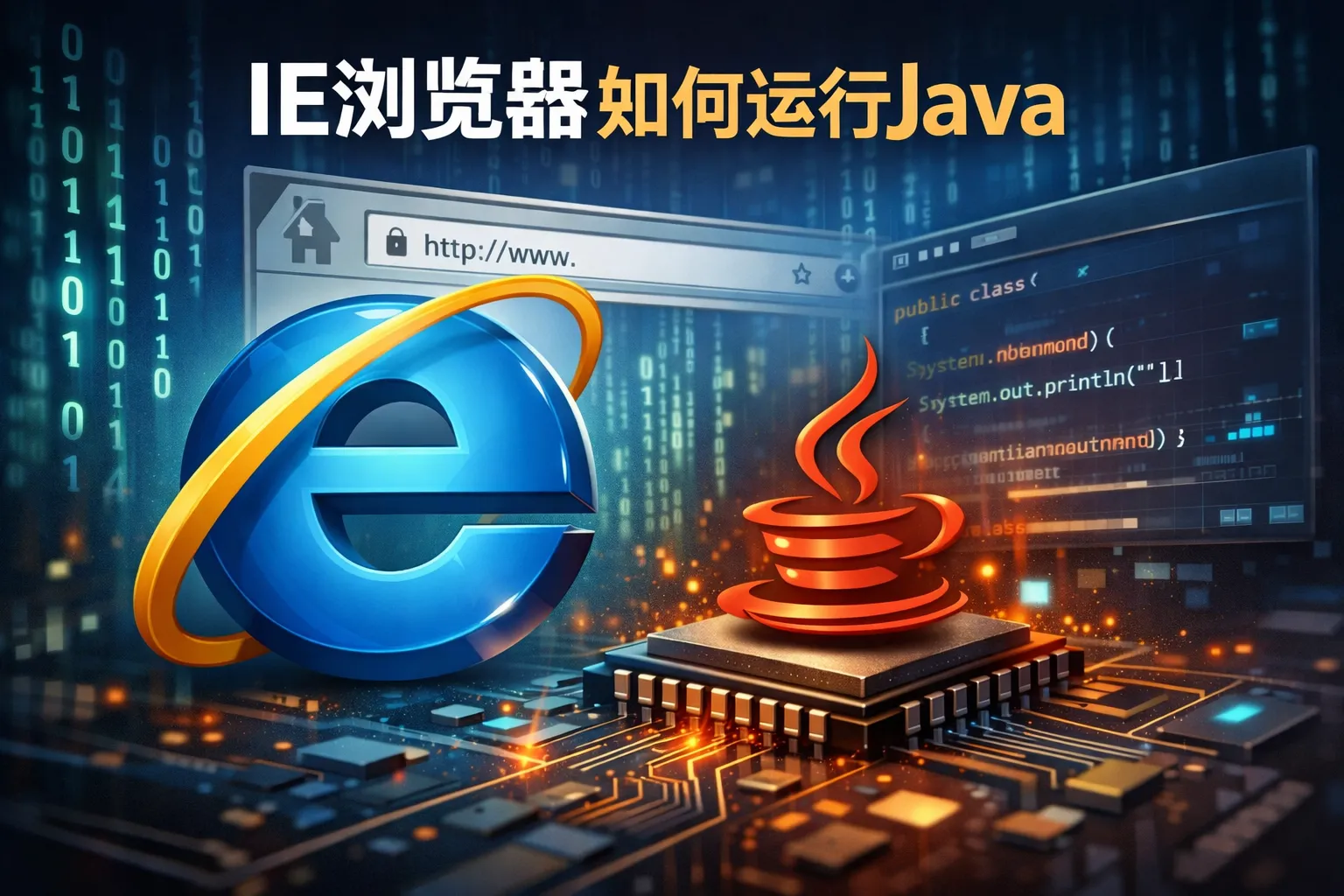 ie浏览器如何运行java