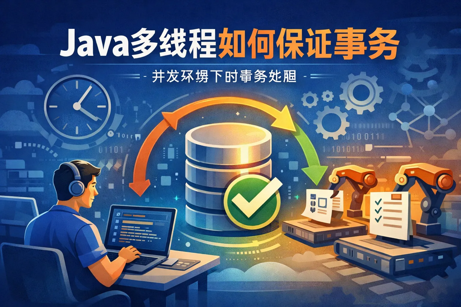 java多线程如何保证事物